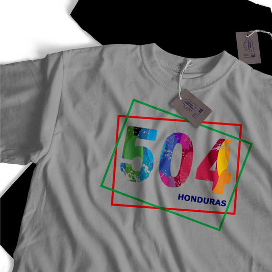 Camiseta de Honduras Color Gris: 504 Colores